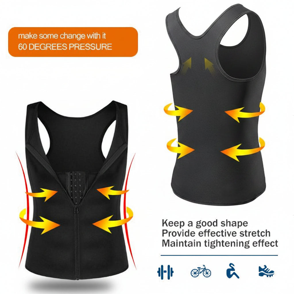 Waist Cincher Hook & Zip Closer