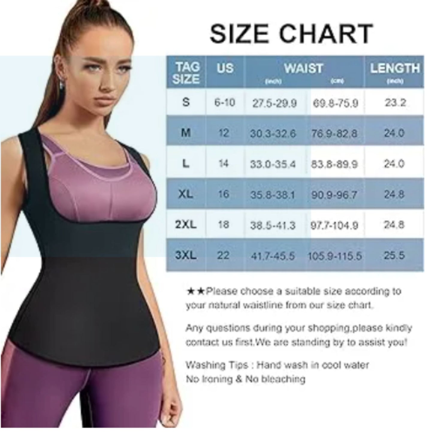 Women's Slimming Shirt | Zipper & Waist Belt | Hot Body Shaper
