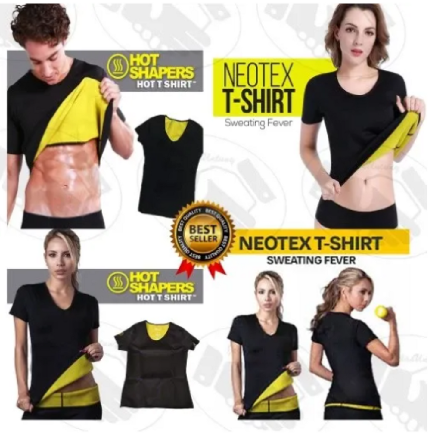 Unisex Neoprene Slimming Shirt - Hot Body Shaper