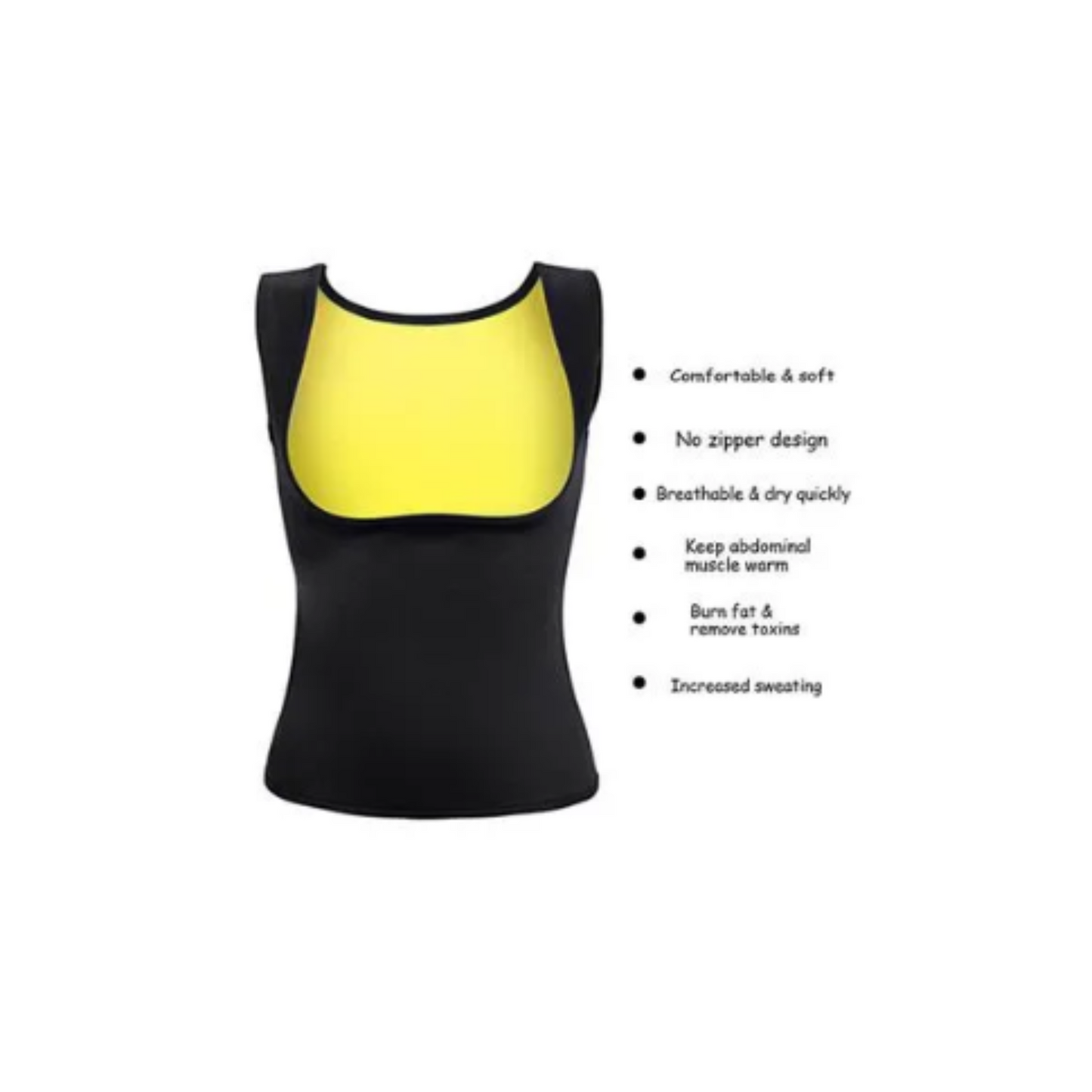 Neoprene Slimming Shirt for Weight Loss - Hot Body Shaper