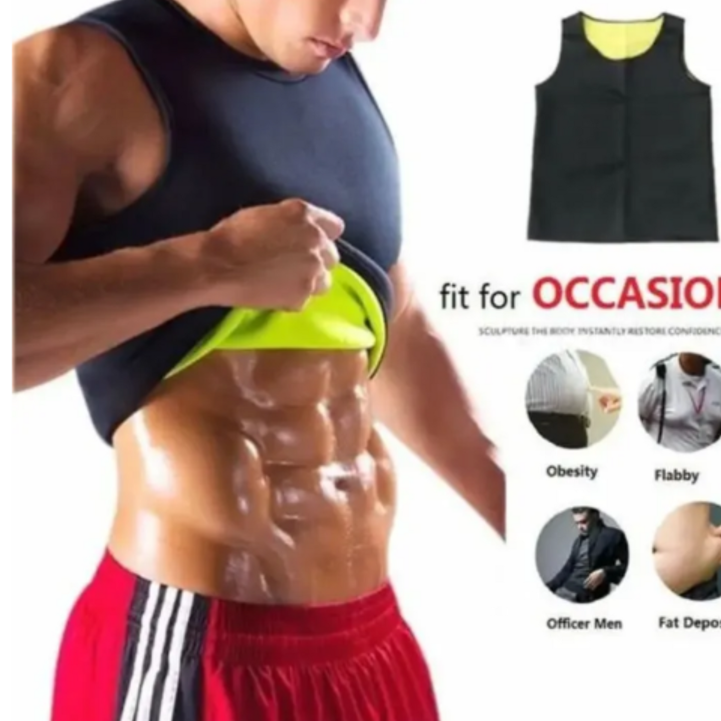 Men's Body Shaper | Slimming Shirt | Fats Burner