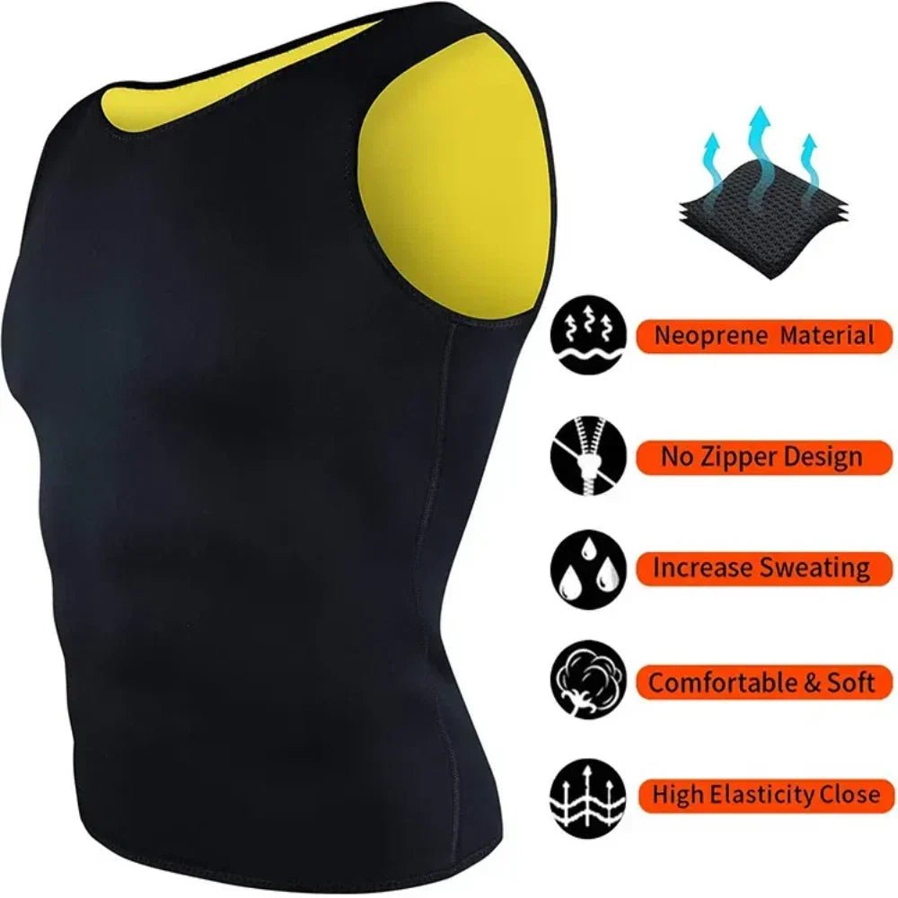Cami Men Vest – Men's Neoprene Slimming Vest, product image 6