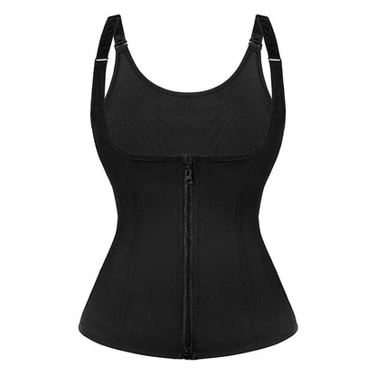 Women’s Waist Cincher Vest –Secure Hook & Zipper Waist Shaper