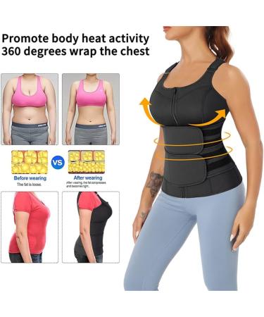 Ziper Slimming Shirt for Women + Waist Trainer