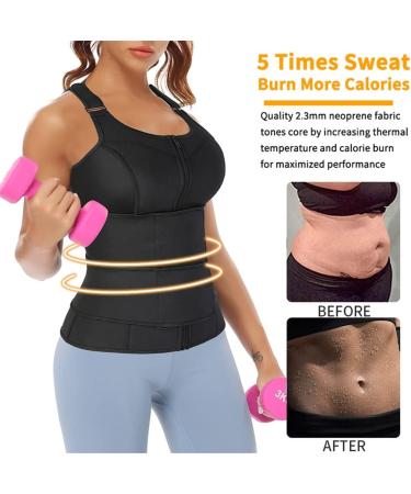 Ziper Slimming Shirt for Women + Waist Trainer