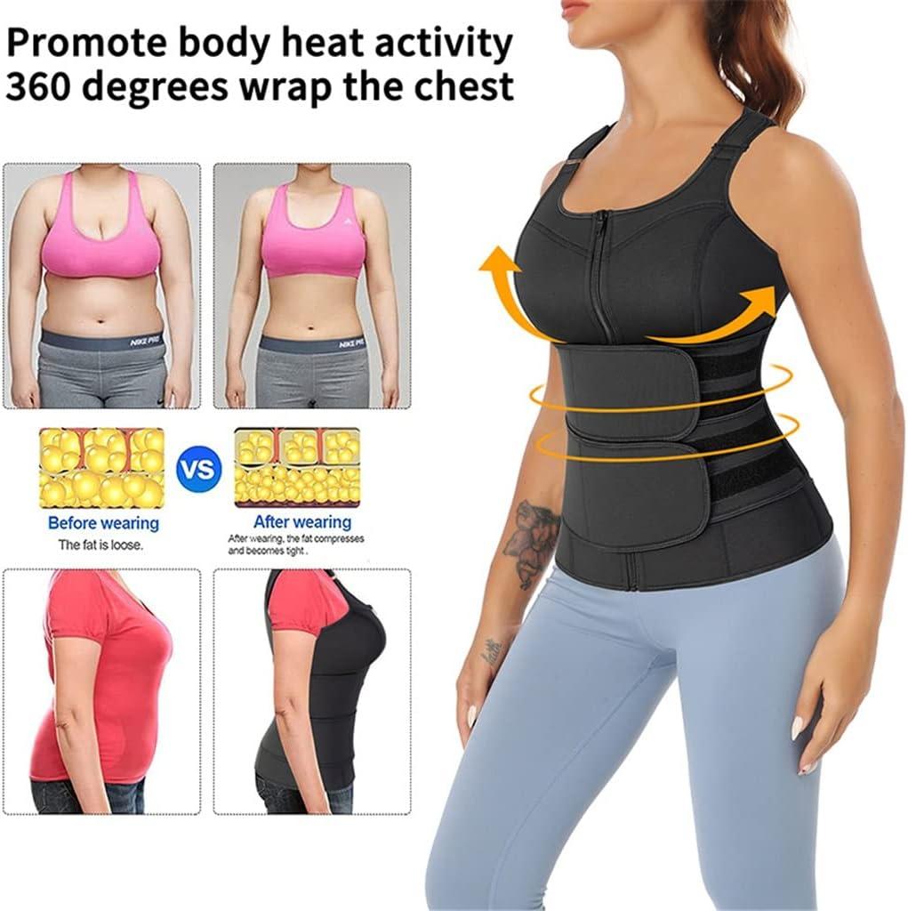 Ziper Slimming Shirt for Women + Waist Trainer