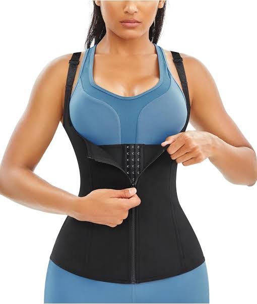 Women’s Waist Cincher Vest –Secure Hook & Zipper Waist Shaper