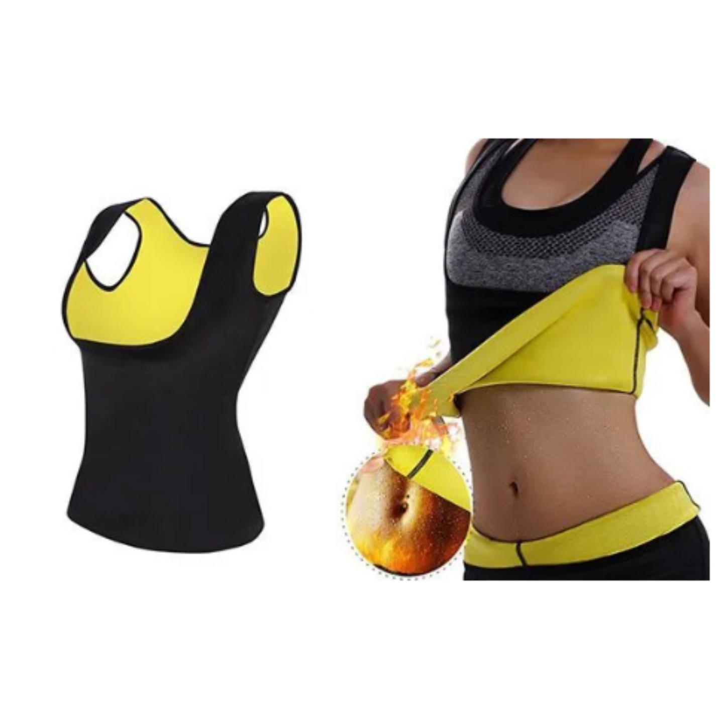 Neoprene Slimming Shirt for Weight Loss - Hot Body Shaper