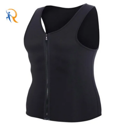 Men's Zipper Neoprene Slimming Shirt - Hot Body Shaper