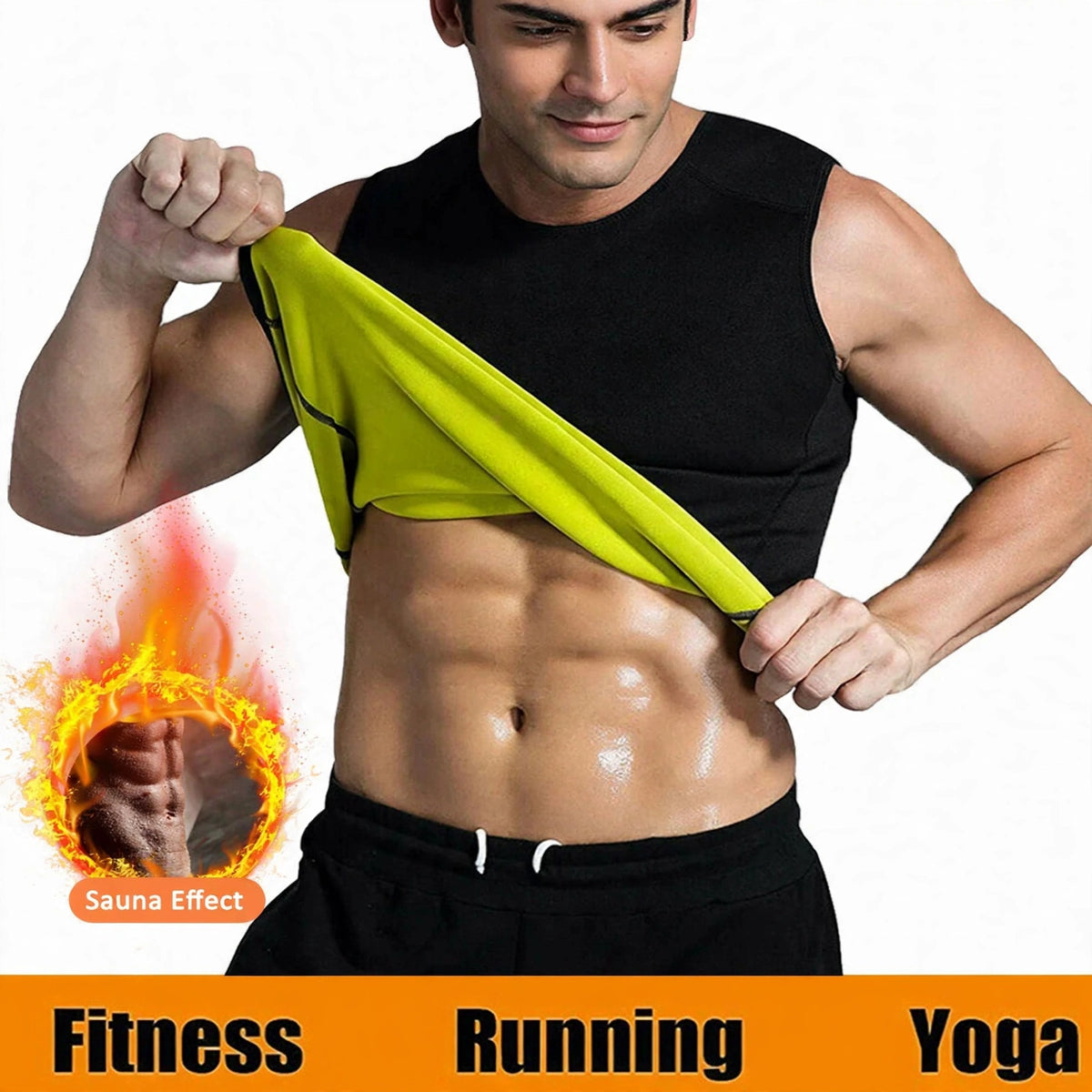 Cami Men Vest – Men's Neoprene Slimming Vest, product image 5