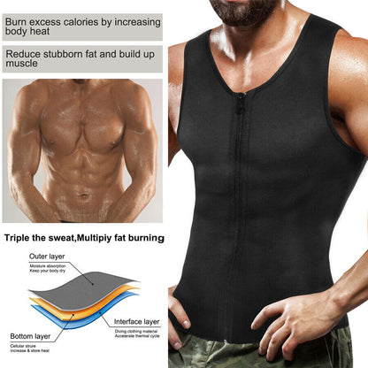 Zipper Cami Men Vest